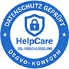 Datenschutz geprüft – HelpCare Siegel